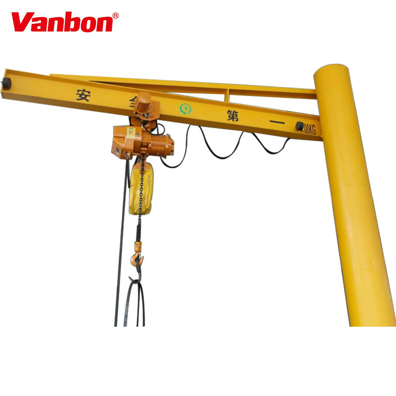 VANBON 0.25ton 0.5ton 1ton 2ton 3ton 5ton floor mounted jib crane for sale