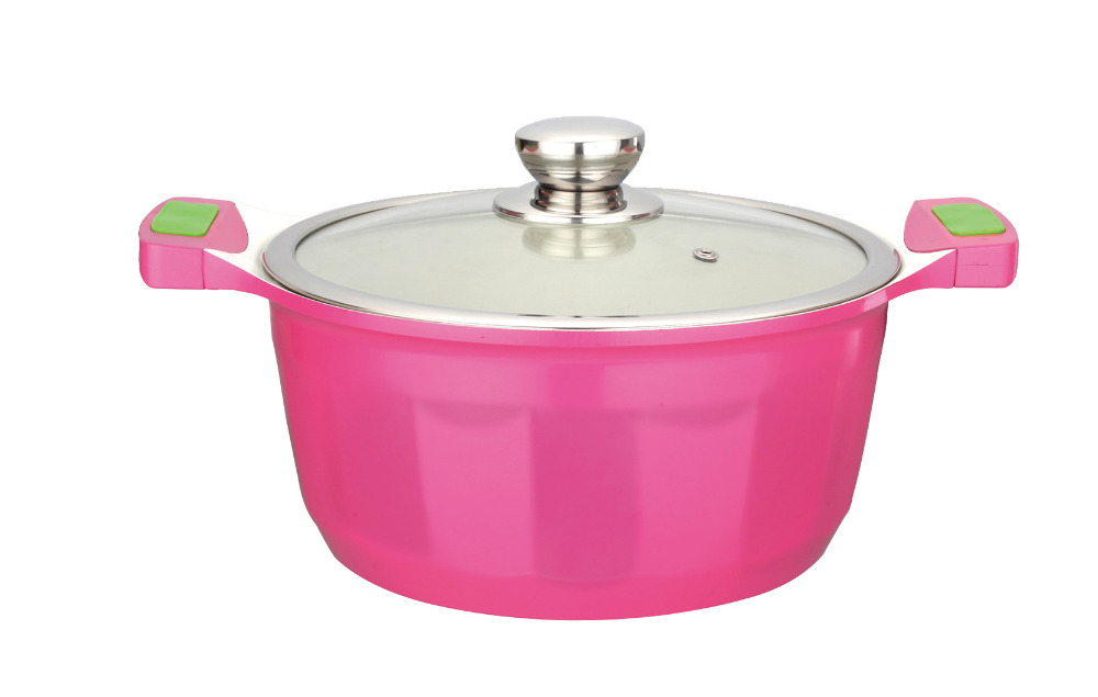 Kitchenware Non-stick Aluminum stainless steel stockpots set for sale