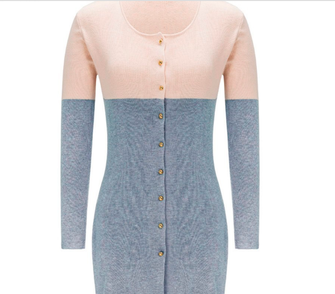 1207-MK16 Hot sell warm clothing wholesale long sleeve front button placket sweater for women for sale