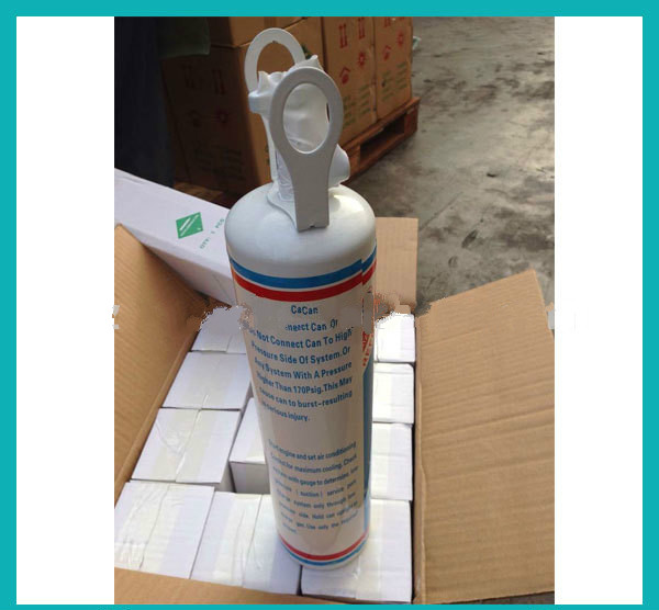 High quality Net weight 1kg RB brand R134a refrigerant gas with handle for car airditioner for sale