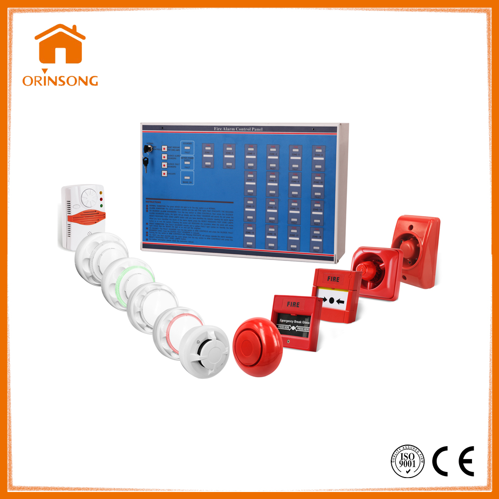 BKCP1001A Fire 4 Zone Alarm Electric Fire Alarm Control Panel Switch