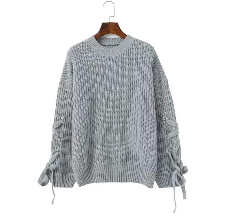 winter sweater and solid loose sweater