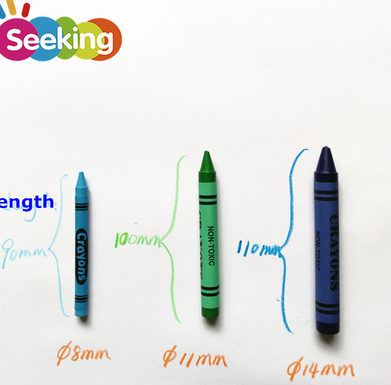 Meet ASTM and CE Standard bright color crayon baby's creative art potential crayons