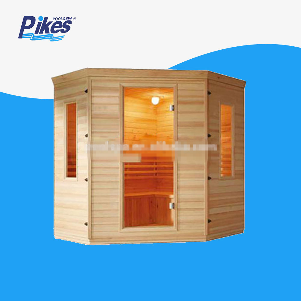 Cheap price Canadian hemlock outdoor dry sauna wet steam room OEM wood steam sauna room For Sale
