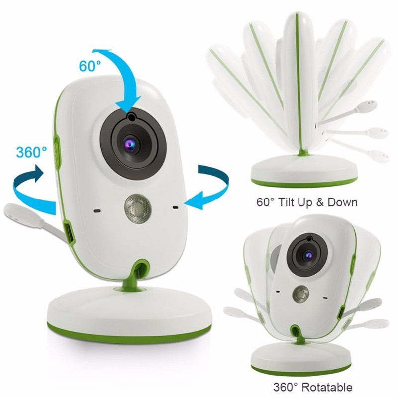 VB602 Wireless Two-Way Audio Newborn Baby Monitor with Night Vision Camera