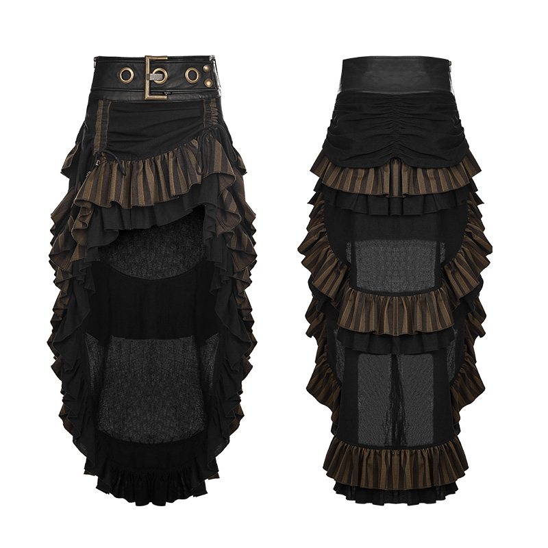 WQ-347 Steampunk Multi Layered Latest Fashion Show Women's Party Skirt for sale