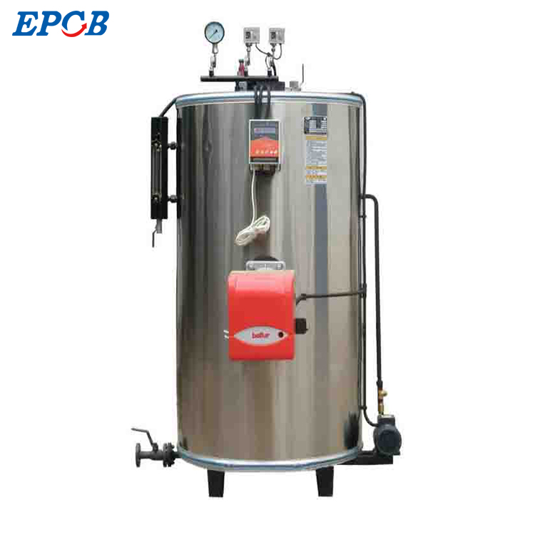 Cheap Industrial Vertical 500kg Diesel And Gas Dual Fuel Fired Steam Boiler for sale