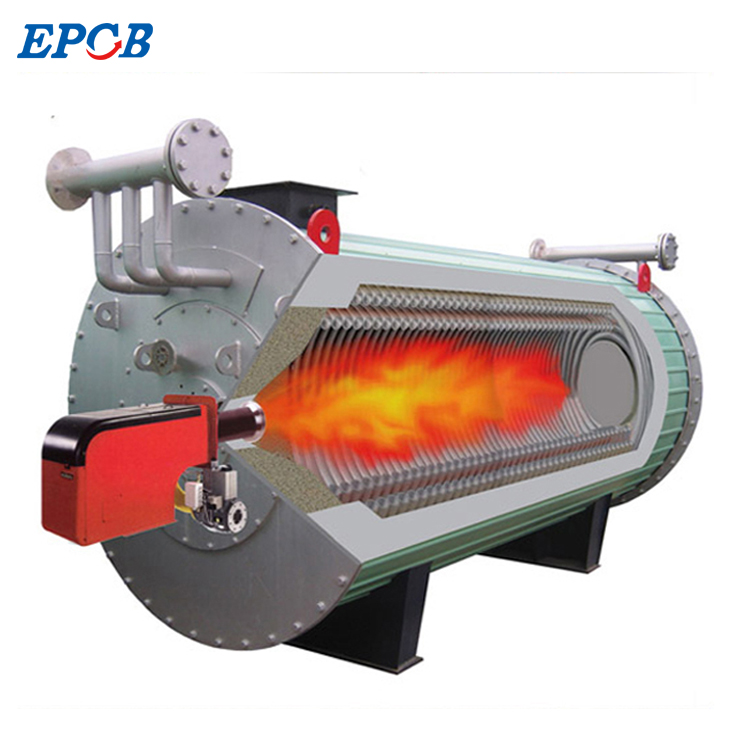 Fully Automatic Low Pressure Industrial Diesel Oil Natural Gas Fired Hot Oil Boiler With Best Price for sale