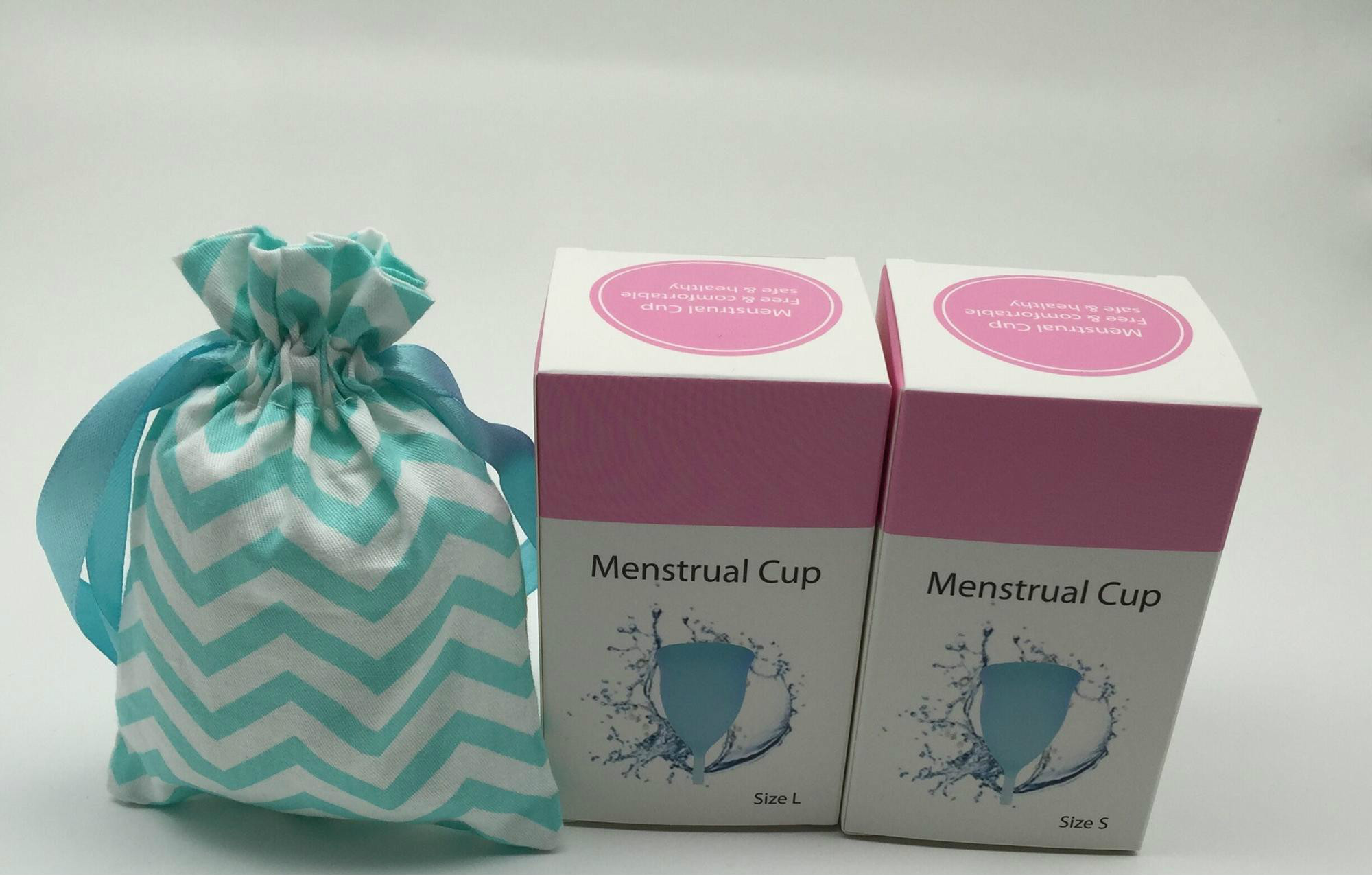 FDA and CE certifications girls personal hygiene medical grade silicone Menstruing cup for sale