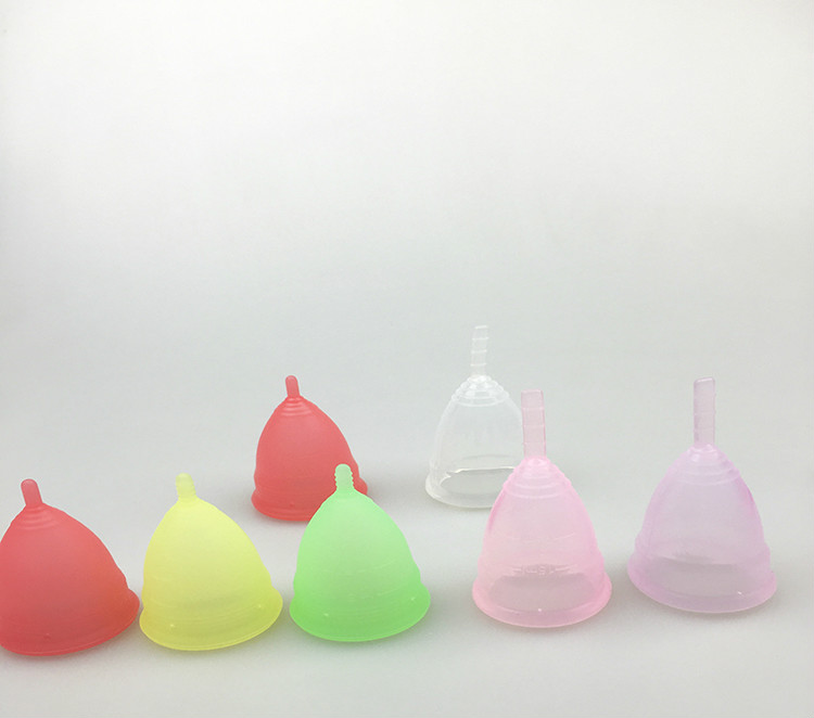 CE approved medical grade silicone reusable menstrual cup product for sale
