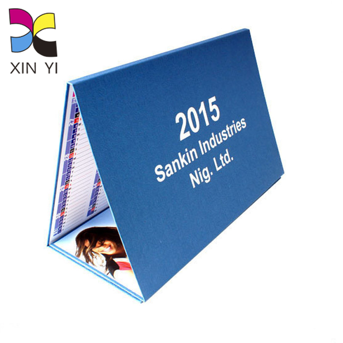 Chinese planner laminated cheap high quality custom color printed digital wall calendar for sale