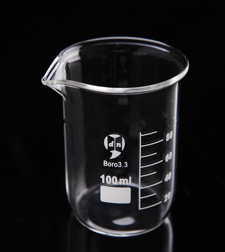 Laboratory Glass Medical Beaker Glass 100ml 250ml 1000ml for sale