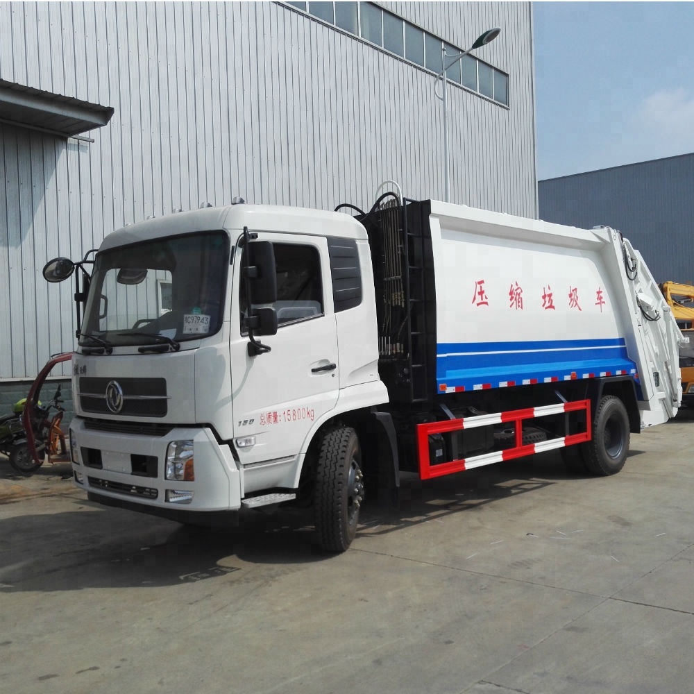 Cheap Dongfeng 3ton Compactor garbage truck for sale 1