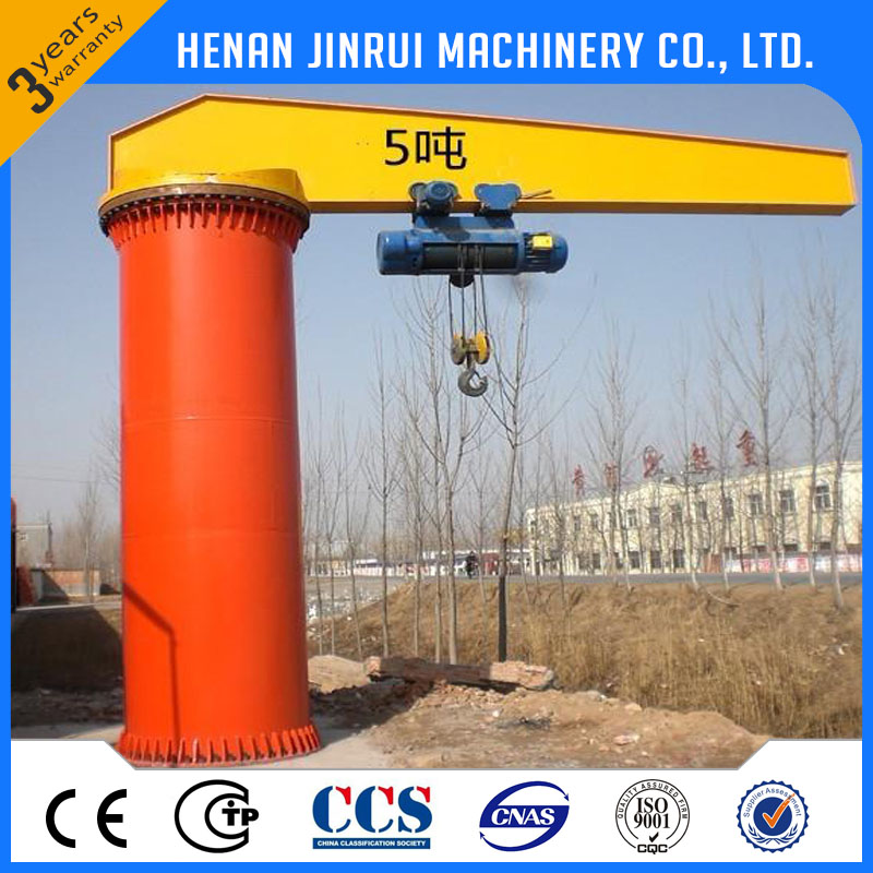 Bzd Type Pillar Mounted 4 Ton Jib Crane for sale