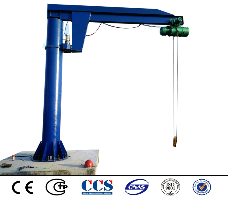 China Manufacturer 180 degree rotating arm 1 ton jib crane price for sale