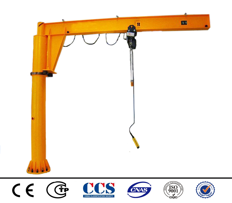 Bz series electric hoist column mounted jib crane 5 ton for sale 1