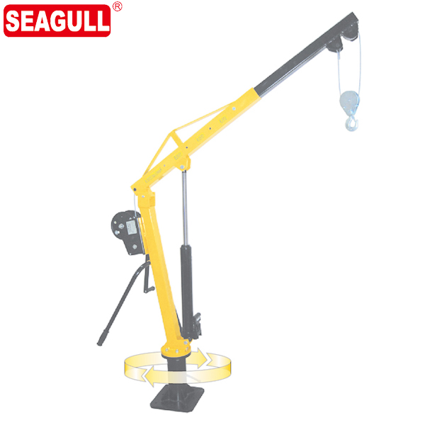 HW1000/2000 foldable JIB CRANE,wireless crane remote control for sale