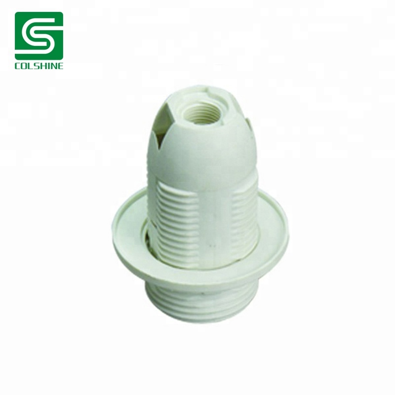 high quality CE & RoHS approval E14 PET full thread lampholder with a ring sale