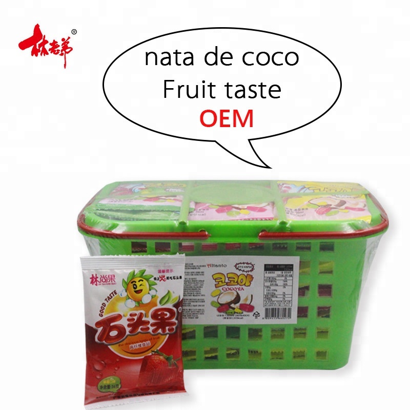 36g peach taste contains coconut fruit jelly cube coconut