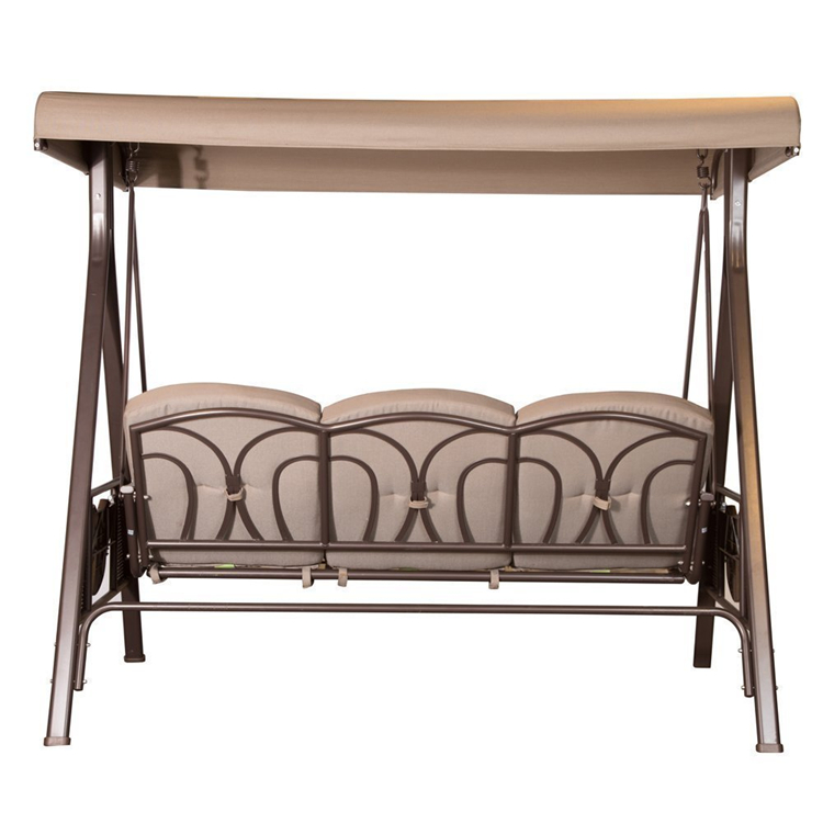 Round Patio 3 Seater Garden Outdoor Swing for sale