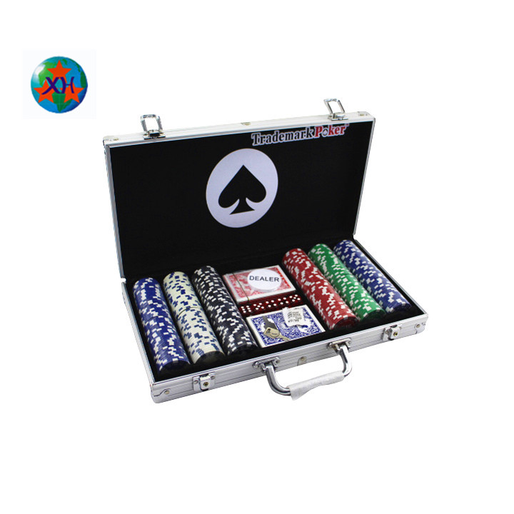 Top quality durable right angle aluminum poker chip case with foam