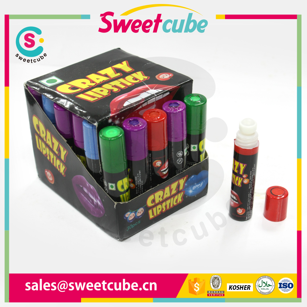OEM crazy lipstick roll ball spray liquid candy