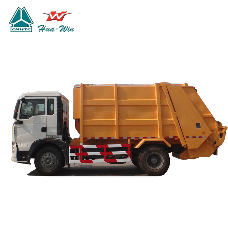 SINOTRUK T5G 4x2 compactor garbage truck 8-10CBM for sale