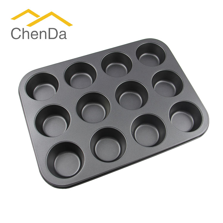 12 caps metal muffin bakeware CD-M1259 for sale