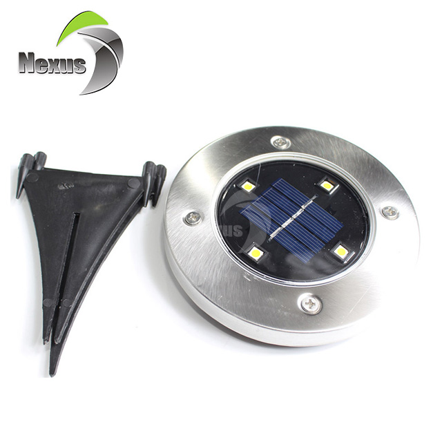 Garden Path Waterproof Recessed LED Solar underground Light with Solar Panel sale