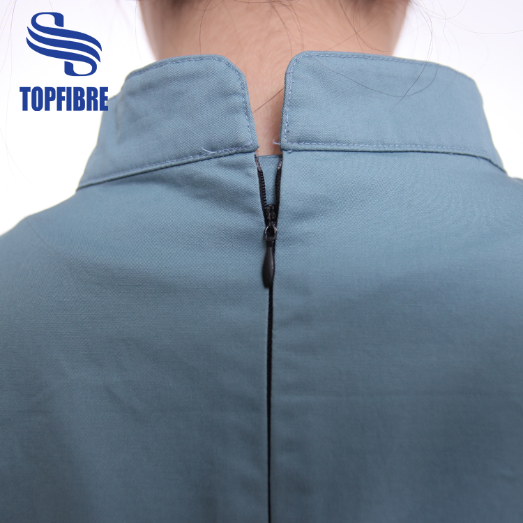 B10362 blend fabric salon uniform for sale