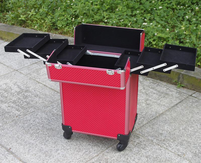 IP67 Hard Plastic Case/ Large Instrument Trolley Case /Waterproof Plastic Tool Case JH518E