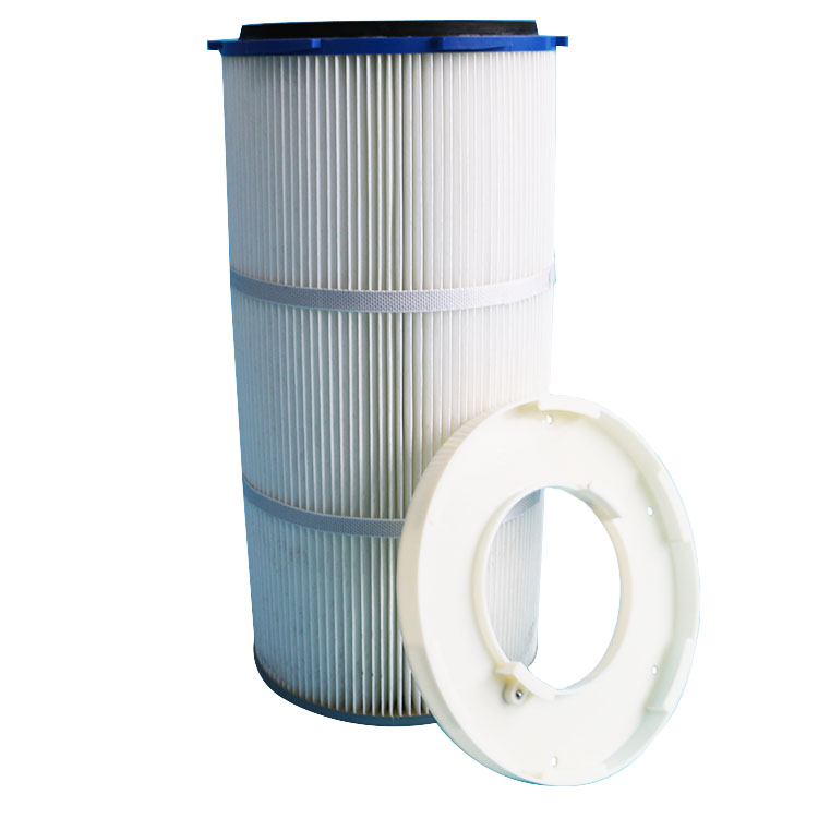 Pleated pulse jet activated carbon air filter cartridge sale