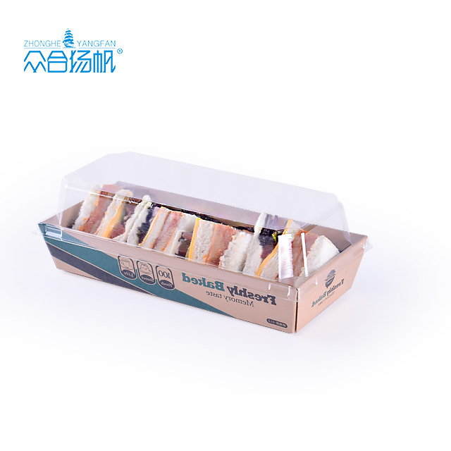 ZhongHe YangFan hot dog sandwich packaging storage card paper boxes for food