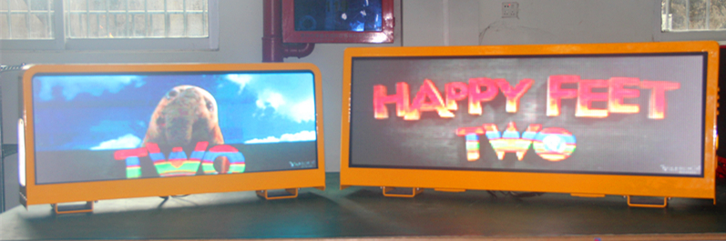 Taxi top display P2.5mm