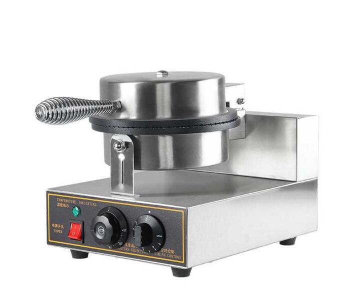 Ice Cream Waffle Maker Sugar Wafer Cones Baking Making Machine for Sale