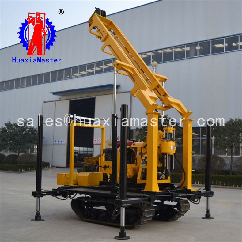 XYD-130 Crawler Mobile Water Well Drilling Rig Diamond Core Machine For Sale