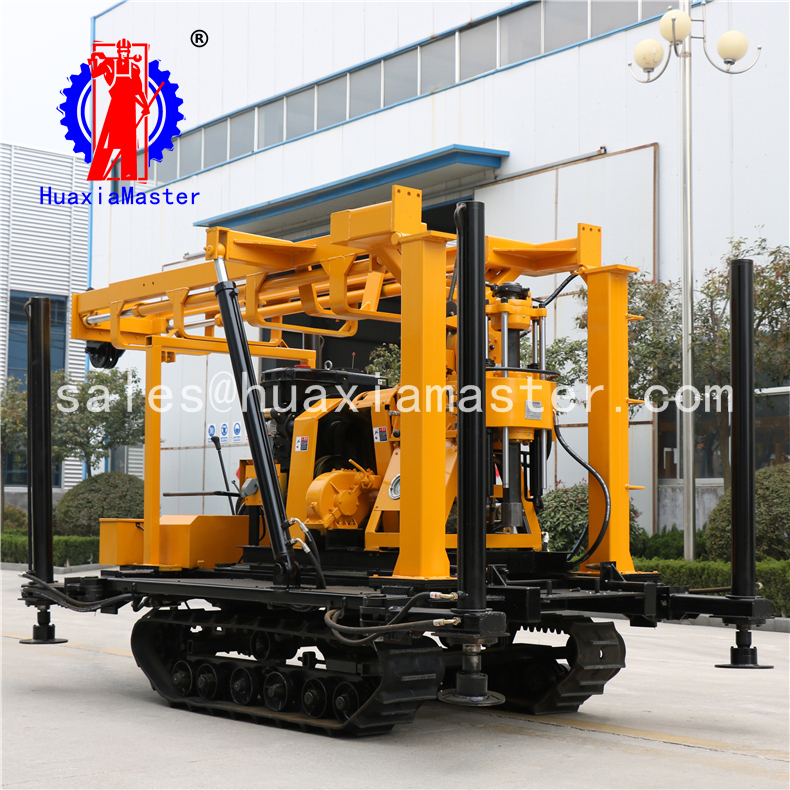 XYD-200 Crawler Water Well Drilling Rig Diamond Core Sample Machine On Promotion