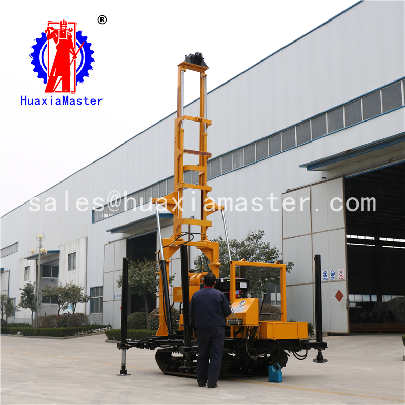 XYD-200 Crawler Water Well Drilling Rig Diamond Core Sample Machine On Promotion