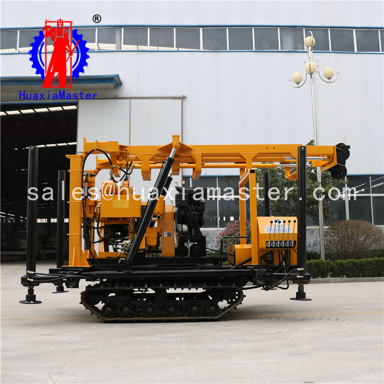 Water Well Drilling Rig Diamond Core Sample Machine Hydraulic Rotary Rig For Sale