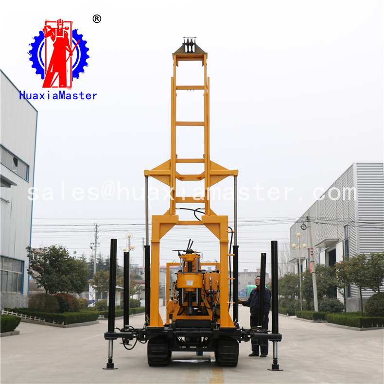 Tracked Mobile Diamond Core Sample Machine Water Well Drilling Rig For Sale