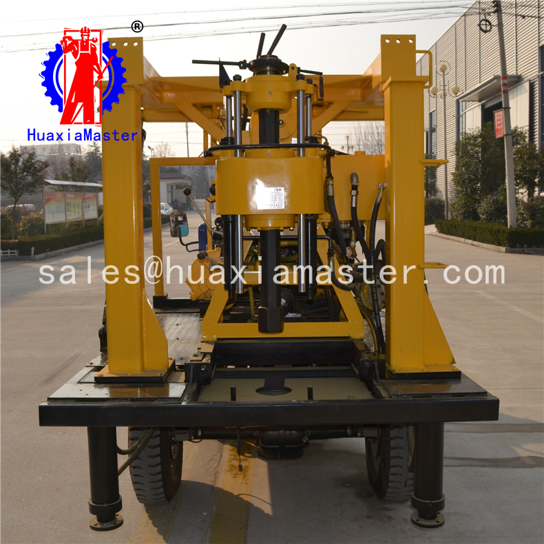 XYC-200A Tricycle-Mounted Water Well Drilling Rig Diamond Core Sample Machine For Sale