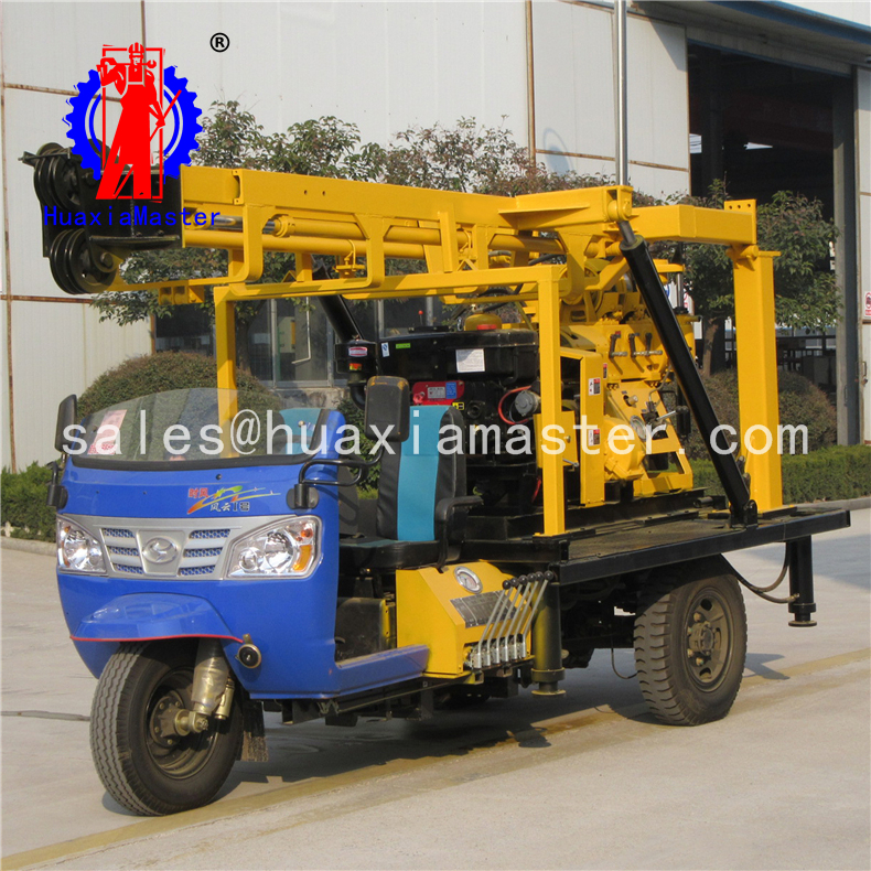 Water Well Drilling Rig Diamond Core Machine Rotary Hydraulic Rock Sample  For Sale