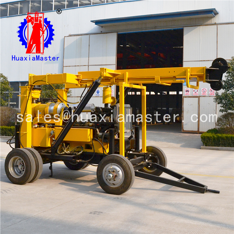 Hydraulic Rotary Water Well Drilling Rig Diamond Core Rock Breaker Machine For Sale