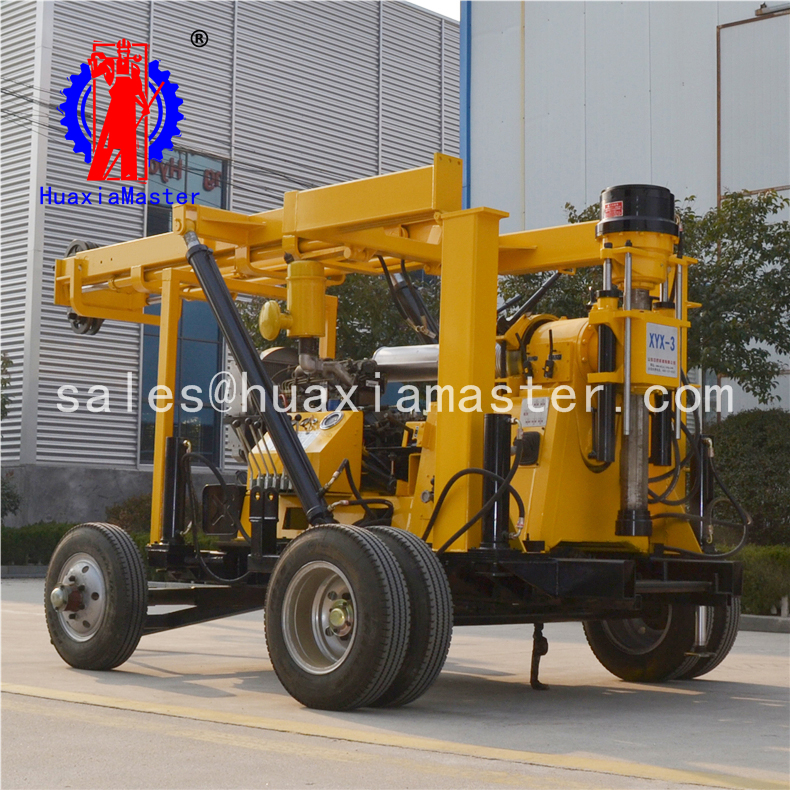 Diamond Core Sample Machine Water Well Hydraulic Rotary Drilling Rig For Sale