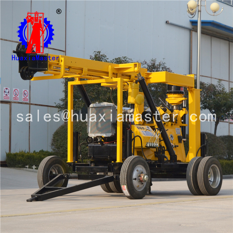 Diamond Core Sample Machine Water Well Hydraulic Rotary Drilling Rig For Sale