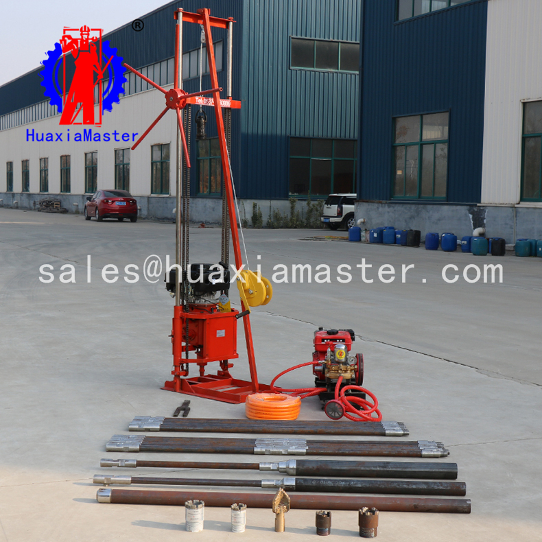 In Stock QZ-2CS Gasoline Engine Sampling Drilling Rig Rock Core Machine For Sale