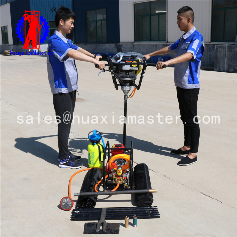 Two Person Operation BXZ-2 Backpack Core Drilling Rig Portable Rock Core Machine