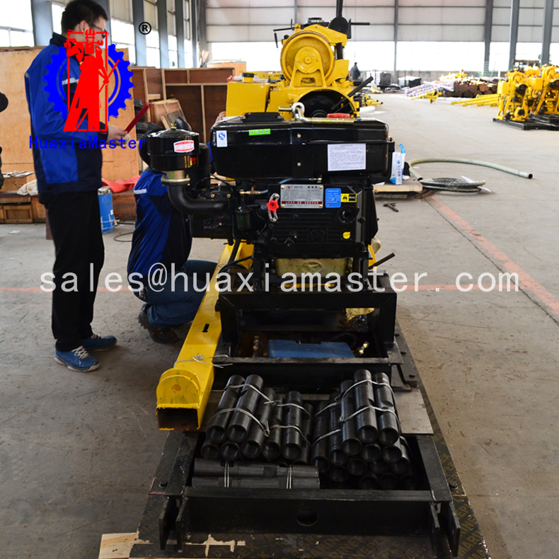 HZ-200YY hydraulic water well drilling rig diamond core sample machine for sale