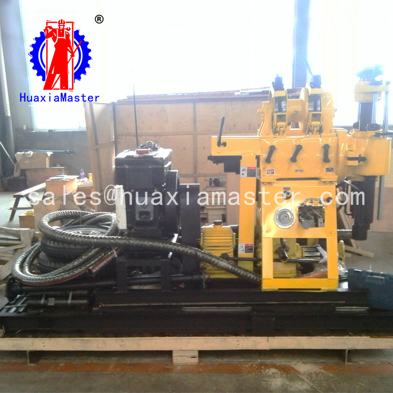 200M Depth Rotary Core Sample XYX-200 wheeled hydraulic water well drilling rig