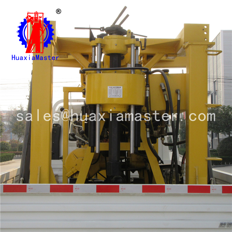 In Stock Truck Mounted Rotary Core Rig XYC-200 vehicle-mounted hydraulic water well drilling rig